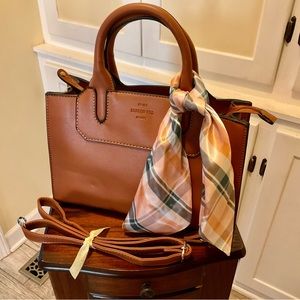 London Fog vegan leather handbag